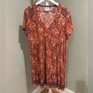 Knox Rose Flutter Sleeve Embellished Dress